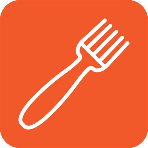 fork vector icon design illustration  vector art  vecteezy