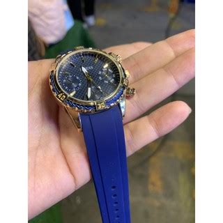 นาฬิกาguess Guess สายยางน้ำเงิน | Shopee Thailand
