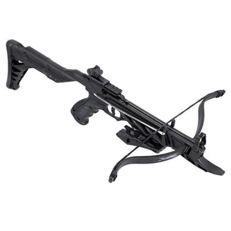 lbs black alligator recurve pistol crossbow  fps megaknife