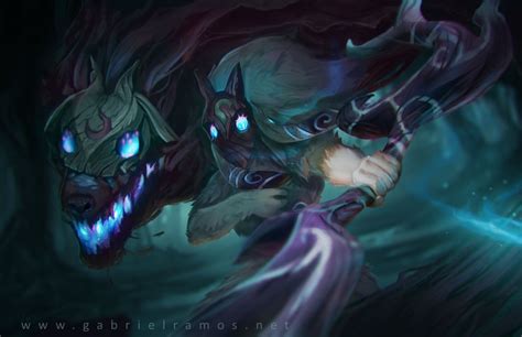 Kindred - League of Legends FanArt by GabeRamos on DeviantArt