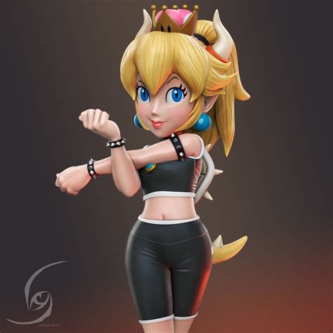 Fichier 3D PRINCESS BOWSETTE (PEACH AND BOWSER) 👸・Design pour