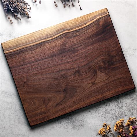 Solid One Piece Cutting Board – Walnut, Cherry, Maple – No Glue Single
