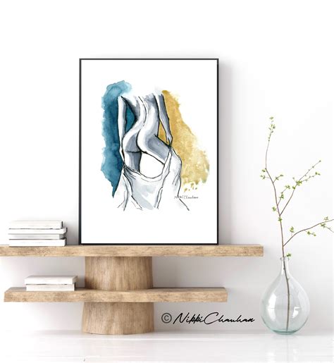 Nude Woman Painting, Female Body Art, Nude Art, Woman Figure Painting