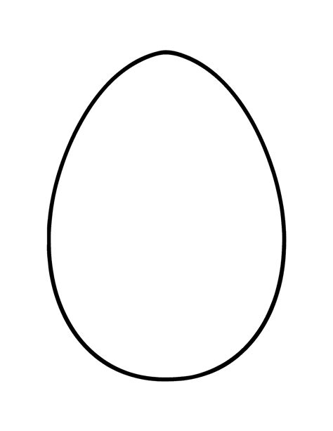 printable easter egg templates  kids easter crafts prudent