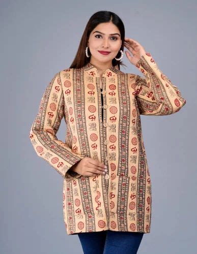 ladies koti ladies full sleeves cotton koti manufacturer  jaipur