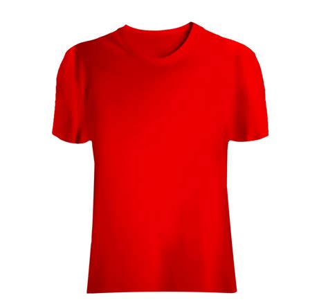 remera roja 21104257 PNG