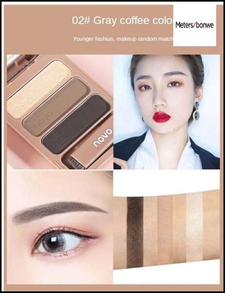 Тени для бровей NOVO Smooth Texture Lasting Makeup 02 - купить с ...