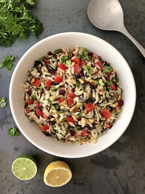 Zesty Orzo & Wild Rice Salad | Recipes | The Kitchen Fairy