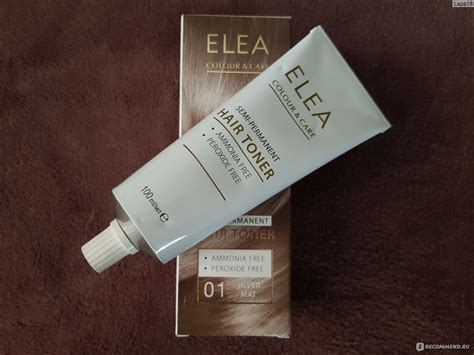 Оттеночный бальзам для волос Elea Colour & Care - «Убирает эффект ...