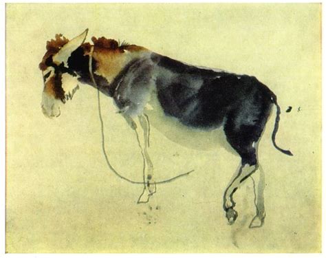 Купреянов Николай Николаевич (1894-1933) | Наброски, Ослы, Граттаж