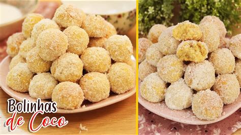 Coco Em Bolinhas O Que Pode Ser - IMPOSSÍVEL NÃO PEDIR MAIS - MUITO MACIA - BOLINHAS de COCO QUE ...