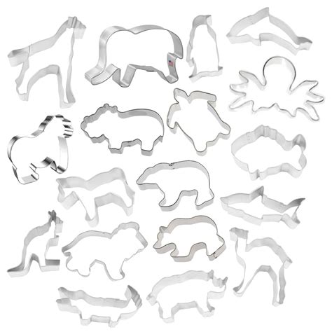 zoo animal cookie cutter 1