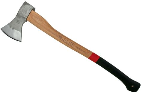 Adler Rheinland Axe, red-black, felling axe | Advantageously shopping ...