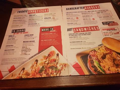 Menu at TGI Fridays - Glasgow Buchanan Street restaurant, Glasgow, 113