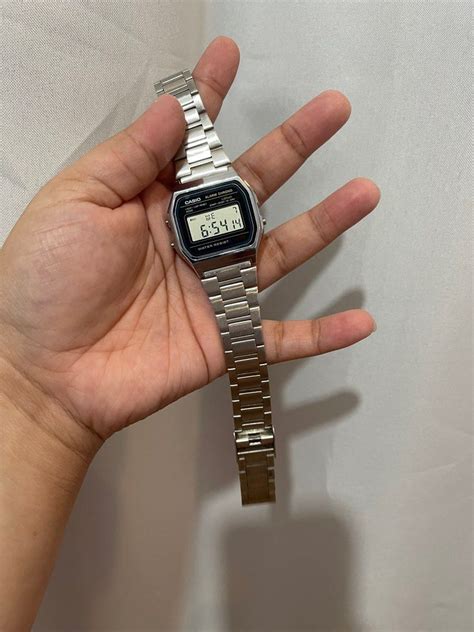 Casio Watch Silver, Women's Fashion, Watches & Accessories, Watches on ...