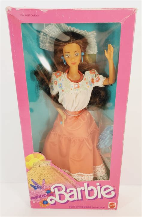 New 1988 barbie dolls of the world mexican barbie latina teresa mattel