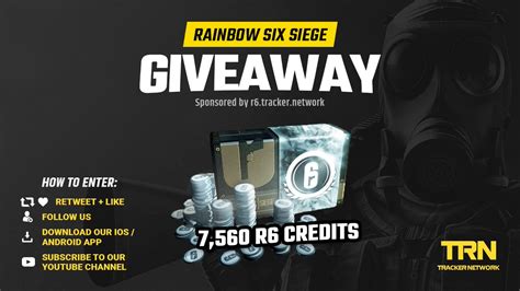 Rainbow Six Tracker on Twitter: "R6 TRACKER #RAINBOW6SIEGE #GIVEAWAY! 🎉 ...