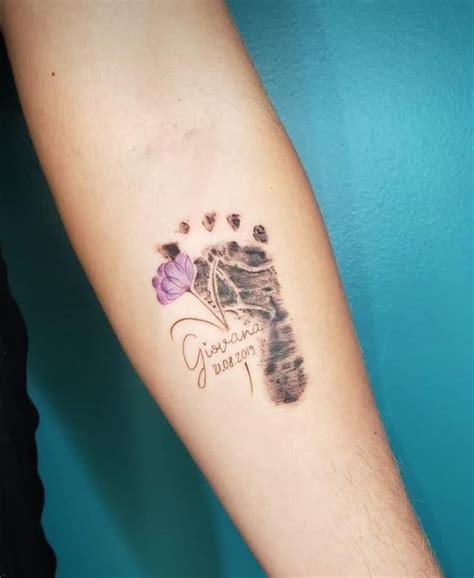 tattoo idea   daughter baby footprints tattoos tattoo idea