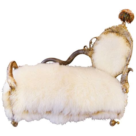 Pure Lamb Daybed in Mongolia Lamb Wool For Sale at 1stDibs