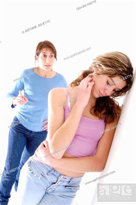 Mother and daughter, conflict, Stock Photo, Picture And Rights Managed ...