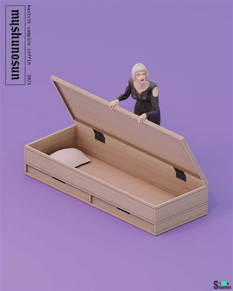 Гроб "Bastvik vampire coffin" для Симс 4 для Симс 4. Скачать мод