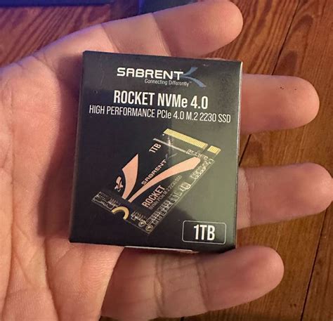 Sabrent Rocket 2230 NVMe 4.0 1TB Review - Niche Gamer