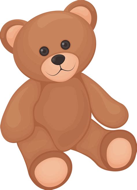 Cute toy bear. A smiling teddy bear toy is sitting on the floor. Teddy ...