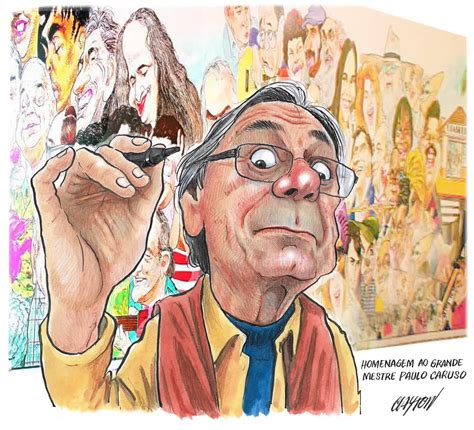 Importante Cartunista E Autor Brasileiro - Exposição Paulo Caruso - Homenagem dos cartunistas