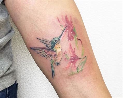 28 Best Watercolor Hummingbird Tattoo Designs | Page 2 of 7 | The Paws ...