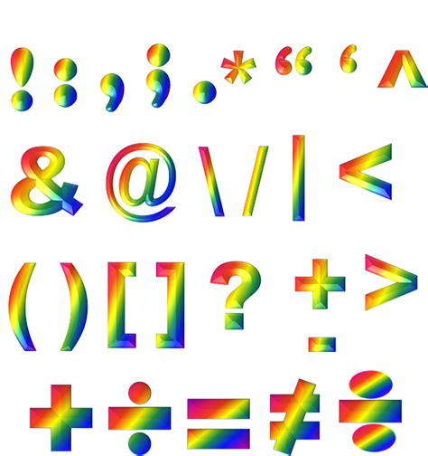 Download Punctuation, Symbols, 3D. Royalty-Free Stock Illustration ...