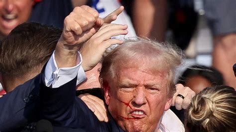 Watch the moment Trump is injured at Pennsylvania rally