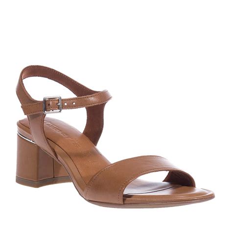 TAMARIS 28232-20 CAMEL LEATHER SANDALS | Topshoes.gr