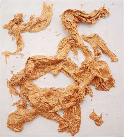 Contemporary art painting Obsession with gold