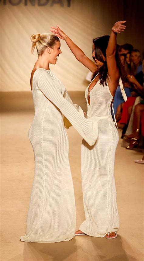 Devin Brugman Walks the Runway with Natasha Oakley at Monday Swim