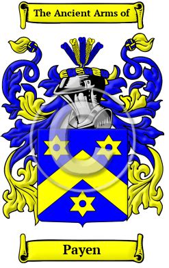 Payen Name Meaning, Family History, Family Crest & Coats of Arms