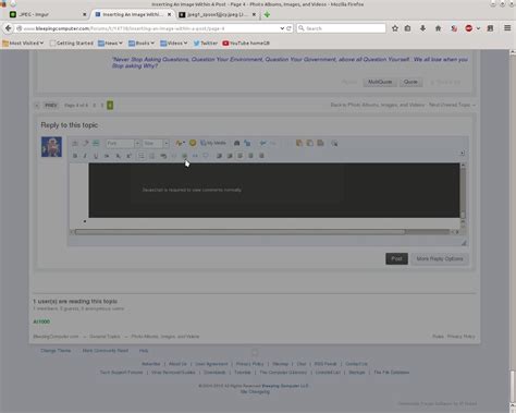 Inserting An Image Within A Post - Page 5 - Photo Albums, Images, and ...