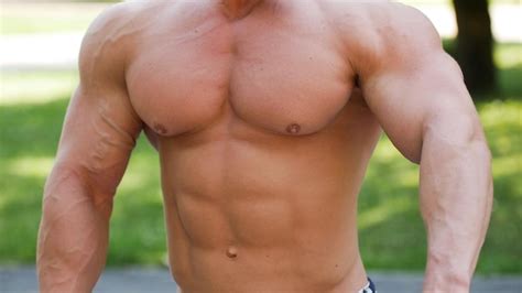 Premium Photo | Naked shirtless fitness man muscular abs close up shot