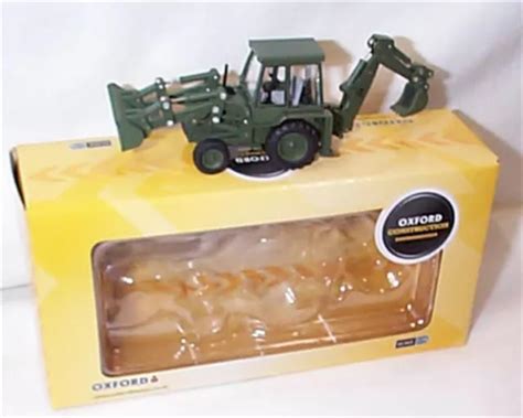 1980ER JAHRE JCB 3CX BACKLADER BAGGER/BAGGER Armee 76JCX002 OXFORD 1/76 ...