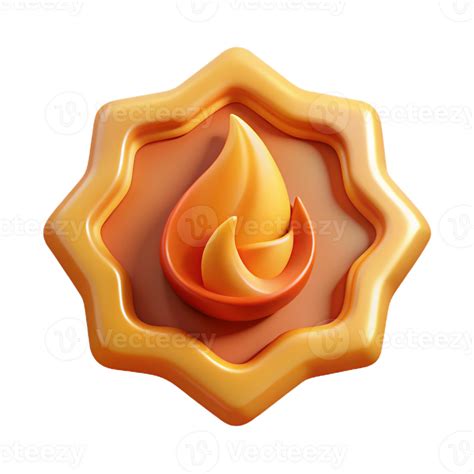 mysterious sumptuous Flame-shaped badge with sharp edges. Scalable