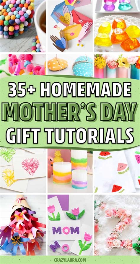 35+ Thoughtful Mother's Day Crafts & DIY Gift Ideas | Mothers day