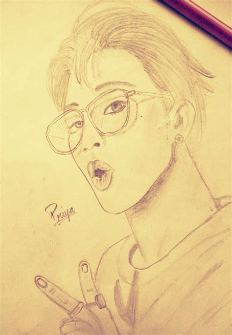 bts drawing jimin   priya  deviantart