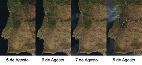 Os incêndios em Portugal já se vêem do espaço - Economia - Jornal de ...