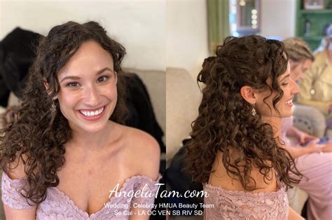 Arielle Natural Curls Hair Style | Soft Natural Makeup Look | Angela
