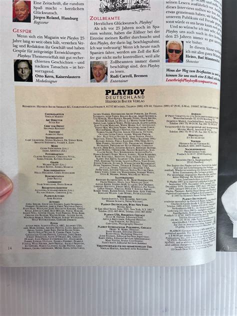 Playboy Germany 8- 1997 Celina Wieczorek, 25 most beautiful Stars, Elke