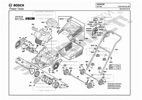 ЗАПЧАСТИ ДЛЯ АЭРАТОРА ЭЛЕКТРИЧЕСКОГО BOSCH ALR 900 (ТИП 3600H8A000 ...