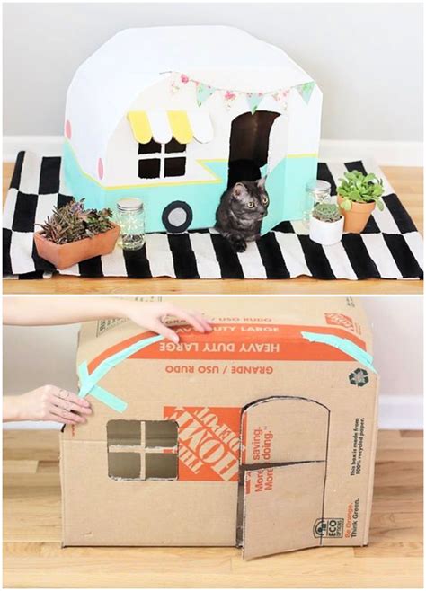 20 diy cardboard cat house ideas – Artofit