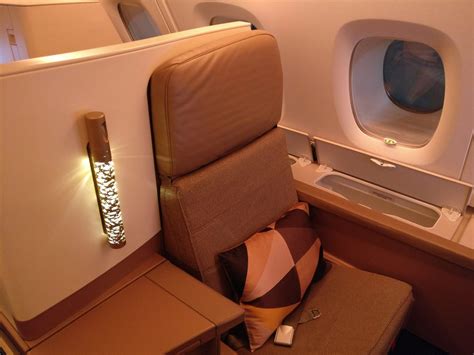 Etihad A380 Business Class Seats