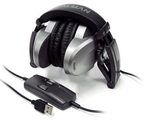 USB Наушники со звуковой картой Zalman ZM-RS6F - PCDESIGN