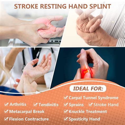 Scurnhau Resting Hand Splint - Functional Brace for Tendinitis