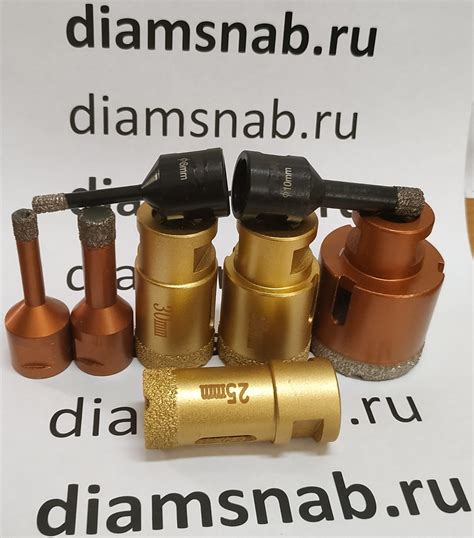 Коронка алмазная универсальная для УШМ 12 мм, М14 для сухого сверления ...